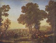 Claude Lorrain Village Fete oil painting artist